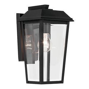 Kemmel Close - 1 Light Small Outdoor Wall Mount In Traditional Style-13 Inches Tall and 7.25 Inches Wide