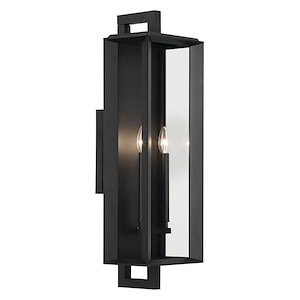 Century Poplars - 2 Light X-Large Outdoor Wall Mount In Traditional Style-28 Inches Tall and 9 Inches Wide