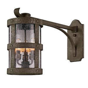 Ashbourne Strand - 3 Light Outdoor Extended Wall Lantern - 8.13 Inches Wide by 15 Inches High - 1232221