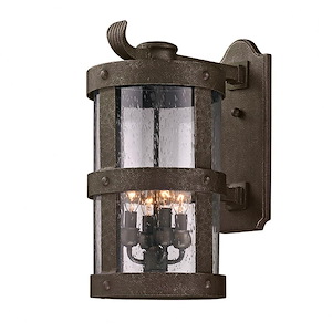 Ashbourne Strand - 4 Light Outdoor Wall Lantern - 10.25 Inches Wide by 19.5 Inches High