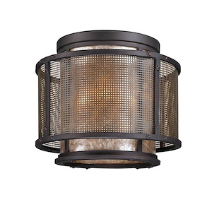 Foxes Mews - 4 Light Flush Mount - 14 Inches Wide by 12 Inches High
