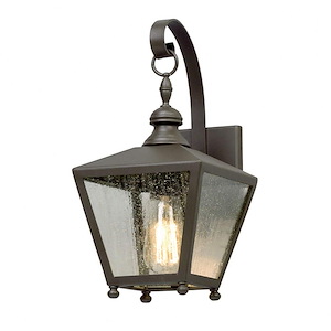Sherbourne Estate - 1 Light Outdoor Small Wall Lantern - 7 Inches Wide by 14.25 Inches High
