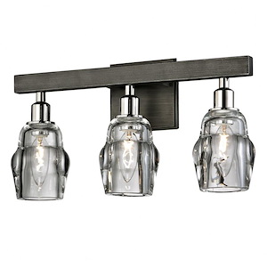 Brentwood Side - 3 Light Bathroom Light Fixture - 16.5 Inches Wide by 9 Inches High - 1231931