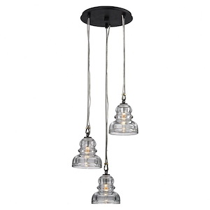 Eden Fairway - 3 Light Mini Pendant - 13.75 Inches Wide by 10 Inches High - 1232176