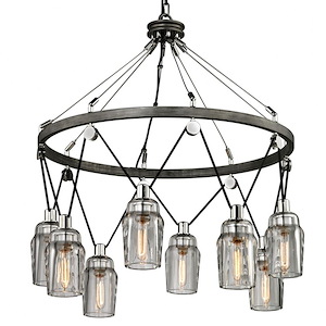 Brentwood Side - 8 Light Large Pendant - 33.75 Inches Wide by 38.5 Inches High - 1232108