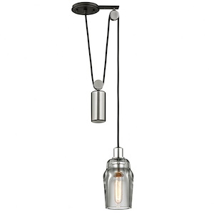 Brentwood Side - 1 Light Mini Pendant - 4.75 Inches Wide by 9.75 Inches High - 1232254