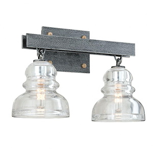Eden Fairway - 2 Light Bathroom Light Fixture - 15.25 Inches Wide by 10 Inches High - 1232110