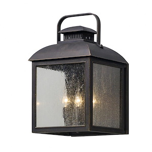 Gold Cliff - 4 Light Outdoor Large Wall Lantern - 13 Inches Wide by 21.5 Inches High