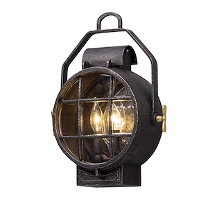 New Covert - 2 Light Outdoor Small Wall Lantern - 12.5 Inches Wide by 16.13 Inches High