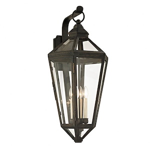 Ashdale Top - 4 Light Outdoor Wall Mount - 15 Inches Wide by 33 Inches High - 1231945