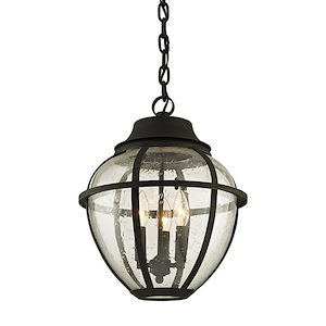 Springbank Drive - 3 Light Outdoor Pendant - 13 Inches Wide by 16 Inches High