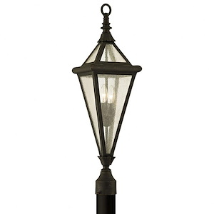 Lavender Top - Two Light Outdoor Post Lantern - 1231964