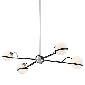 Heywood Mews - 4 Light Pendant - 17 Inches Wide by 14.25 Inches High - 1232518