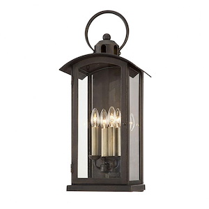 Wheatfield Boulevard - 4 Light Wall Sconce in Modern Style - 11 Inches Wide by 25.75 Inches High