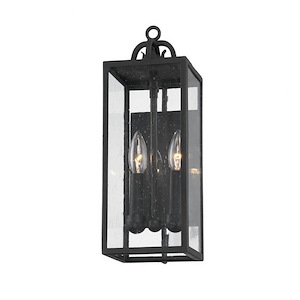 Daffodil Isaf - 2 Light Outdoor Wall Sconce In Elevated Industrial and Transitional Essentials Style - 17 Inches Tall and 5.5 Inches Wide - 1232541