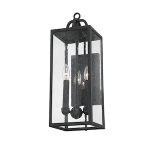 Daffodil Isaf - 3 Light Outdoor Wall Sconce In Elevated Industrial and Transitional Essentials Style - 21.75 Inches Tall and 7 Inches Wide