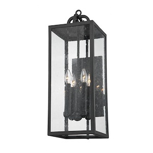 Daffodil Isaf - 4 Light Outdoor Wall Sconce In Elevated Industrial and Transitional Essentials Style - 27.75 Inches Tall and 8 Inches Wide