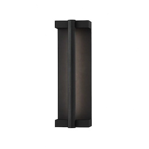 White&#39;s Hill - 9W 1 LED Small Outdoor Wall Sconce - 15 Inches Tall and 4.75 Inches Wide
