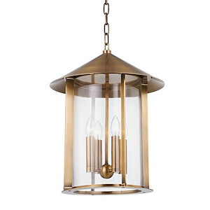 Canada North - 4 Light Hanging Lantern - 21.25 Inches Tall and 16.5 Inches Wide - 1232639