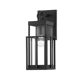 Denbigh Lodge - 1 Light Small Outdoor Wall Sconce - 15.5 Inches Tall and 6 Inches Wide
