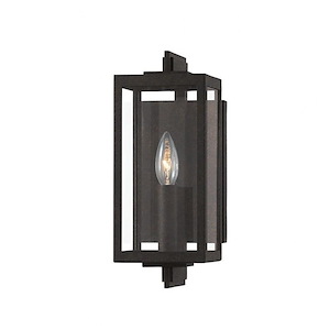 Cooper Knoll - 1 Light Outdoor Wall Sconce - 12.5 Inches Tall and 5 Inches Wide