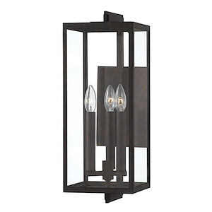 Cooper Knoll - 3 Light Outdoor Wall Sconce - 20 Inches Tall and 7.5 Inches Wide - 1233133