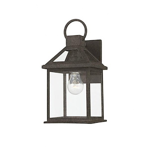 Widow Fen Lane - 1 Light Small Outdoor Wall Sconce - 13.5 Inches Tall and 6.75 Inches Wide