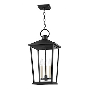 Piper Las - 3 Light Large Outdoor Hanging Lantern - 23.5 Inches Tall and 11 Inches Wide - 1232646