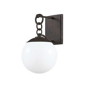Caroline Ground - 1 Light Small Outdoor Wall Sconce - 12.75 Inches Tall and 7.5 Inches Wide - 1232558