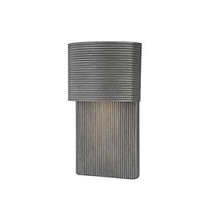 Pembroke Park - 1 Light Small Outdoor Wall Sconce - 12 Inches Tall and 6.75 Inches Wide - 1232711