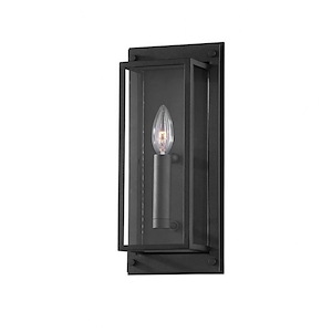 Tavistock Garden - 1 Light Small Outdoor Wall Sconce - 13.5 Inches Tall and 6.25 Inches Wide - 1232974