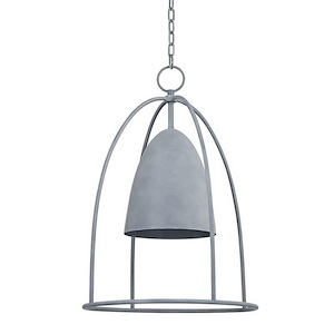 Leonard Warren - 1 Light Large Outdoor Hanging Lantern - 24.75 Inches Tall and 17 Inches Wide - 1233137
