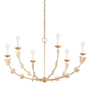 Dunbar Place - 6 Light Chandelier In Whimsical Style-22 Inches Tall and 40 Inches Wide - 1280750