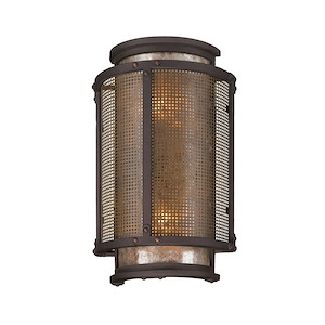 Foxes Mews-2 Light Outdoor Wall Lantren-8.75 Inches Wide by 14.25 Inches High - 1282613