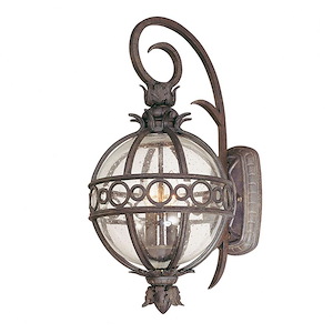 Key West-2 Light Outdoor Wall Lantren-11 Inches Wide by 22.25 Inches High - 1280609