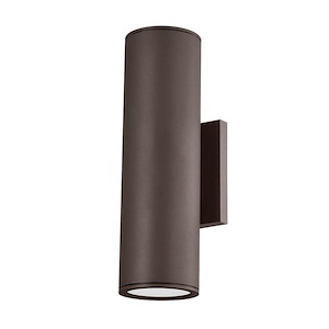 Cyffredyn Lane - 2 Light Outdoor Wall Sconce-14.5 Inches Tall and 4.5 Inches Wide