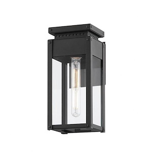 Norris Row - 1 Light Outdoor Wall Sconce-13 Inches Tall and 6 Inches Wide