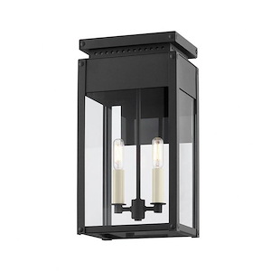 Norris Row - 2 Light Outdoor Wall Sconce-17 Inches Tall and 9 Inches Wide