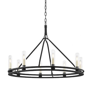 St Jamess View - 8 Light Outdoor Pendant-24.25 Inches Tall and 32 Inches Wide