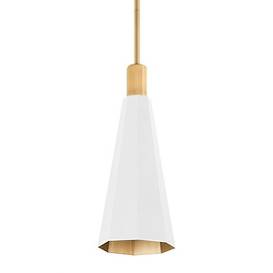 Main Dene - 1 Light Outdoor Pendant-19.75 Inches Tall and 7.75 Inches Wide - 1280799