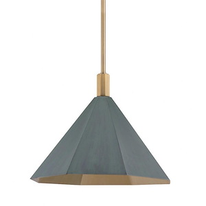Main Dene - 1 Light Outdoor Pendant-15.75 Inches Tall and 22 Inches Wide