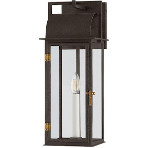 Tetley Place - 1 Light Outdoor Wall Sconce-19 Inches Tall and 7.5 Inches Wide - 1332329