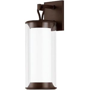Muxworthy Lane - 1 Light Outdoor Wall Sconce In Modern Style-17.5 Inches Tall and 6.25 Inches Wide - 1332348