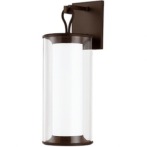 Muxworthy Lane - 1 Light Outdoor Wall Sconce In Modern Style-23 Inches Tall and 8 Inches Wide - 1332349