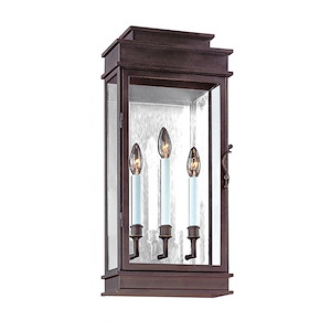 Thirlmere Avenue - 3 Light Outdoor Wall Lantern - 11 Inches Wide by 24 Inches High - 1232901