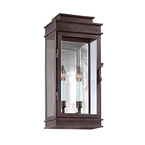 Thirlmere Avenue - 2 Light Outdoor Wall Lantern - 9 Inches Wide by 20 Inches High
