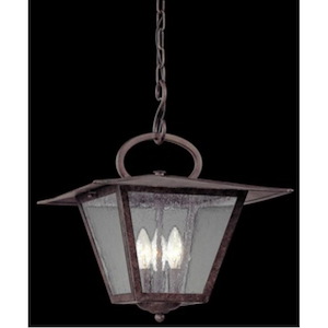Radford South - 3 Light Outdoor Large Pendant - 14 Inches Wide by 16.75 Inches High