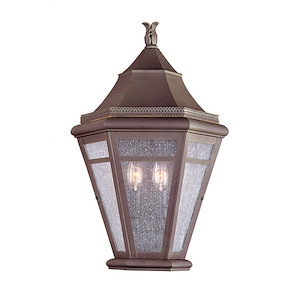St Helen&#39;s Drove - 2 Light Outdoor Pocket Lantern - 13 Inches Wide by 20 Inches High