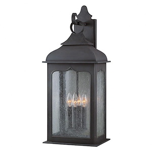 Brynford Avenue - 4 Light Outdoor Wall Lantern - 11 Inches Wide by 26.75 Inches High