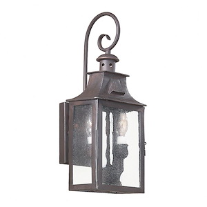 West Fairway - 2 Light Outdoor Wall Lantern - 7 Inches Wide by 17.5 Inches High